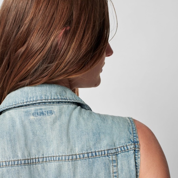 Faherty Utility Denim Romper - Picture 5 of 9